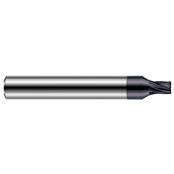 End Mill for Hardened Steels - Corner Radius, 0.0300", Shank Dia.: 1/4"